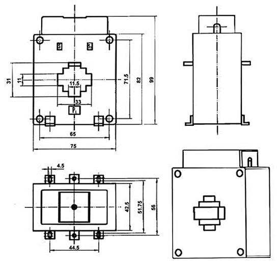 Рис. 1 - трансформатор ТСК-30