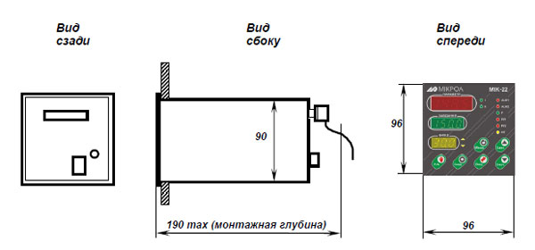 Размеры МИК-22