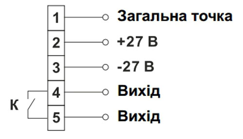 "Схема подключения фоточастотного датчика пламени Узор-Ф"